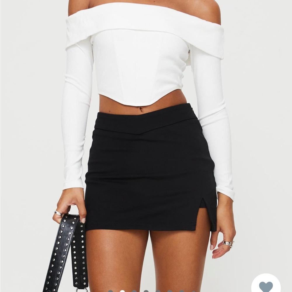 Princess Polly Ravyn Skort Black